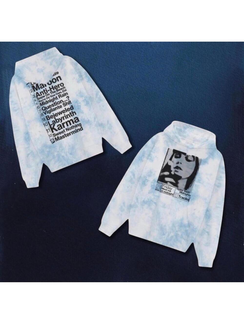 Taylor Swift Midnights Hooded Sweatshirt Medium